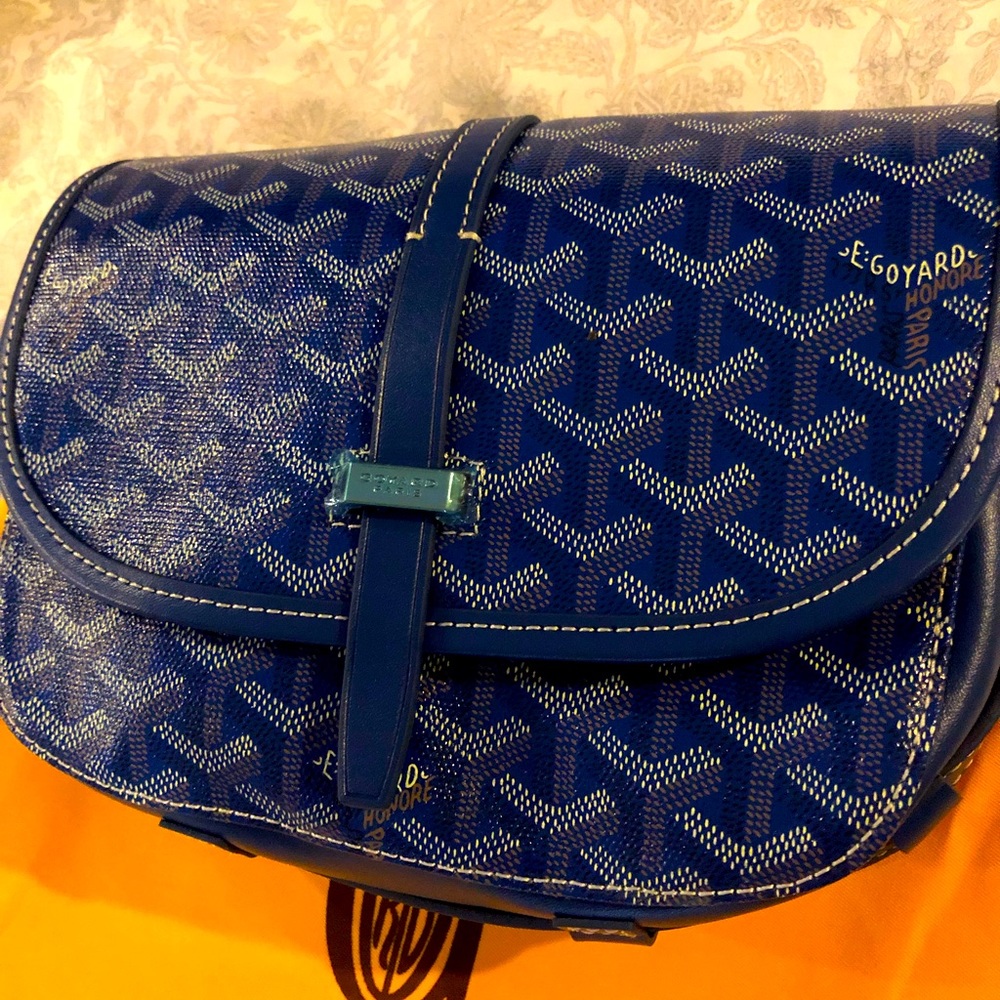 Blue Goyard bag